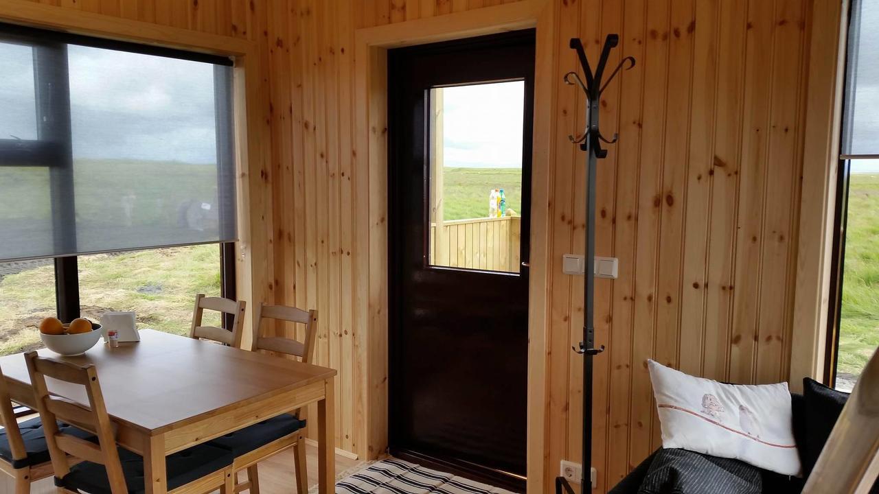Hekla Cabin 1 Volcano And Glacier View เฮลลา ภายนอก รูปภาพ
